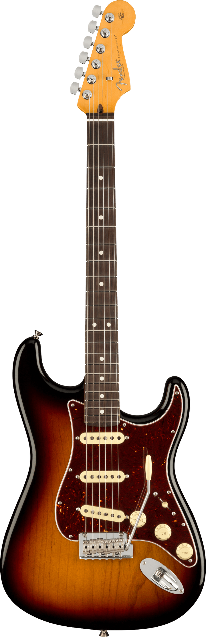 Fender American Professional II Stratocaster with Case (Rosewood/3-Color Sunburst) 4
