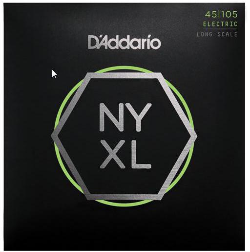 D'Addario NYXL45105 Bass Strings Light Top / Med Bottom 45-105