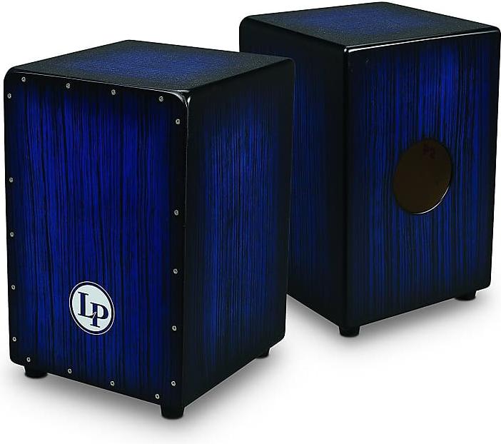 Latin Percussion LPA1332BBS Aspire Cajon Blueburst Streak 2