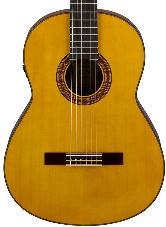 Yamaha CG-TA TransAcoustic Nylon String Acoustic-Electric Guitar - Vintage Tint