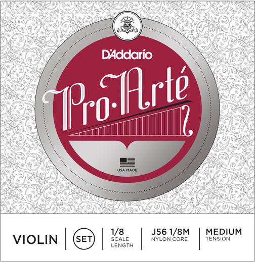 D'Addario J56 1/8M 1/8 Violin String Set