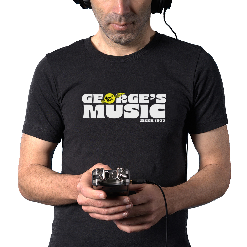 George's Music Retro Logo T-Shirt - Large