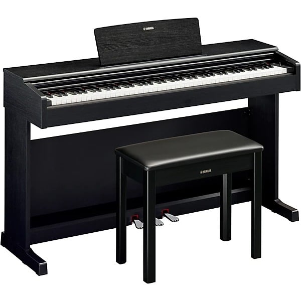 Yamaha Arius YDP-145B Digital Home Piano With Bench  - Black Walnut 2