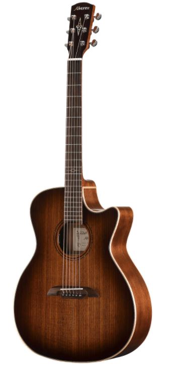 Alvarez AGW77CE Deluxe Grand Auditorium Acoustic Electric Guitar - Shadowburst