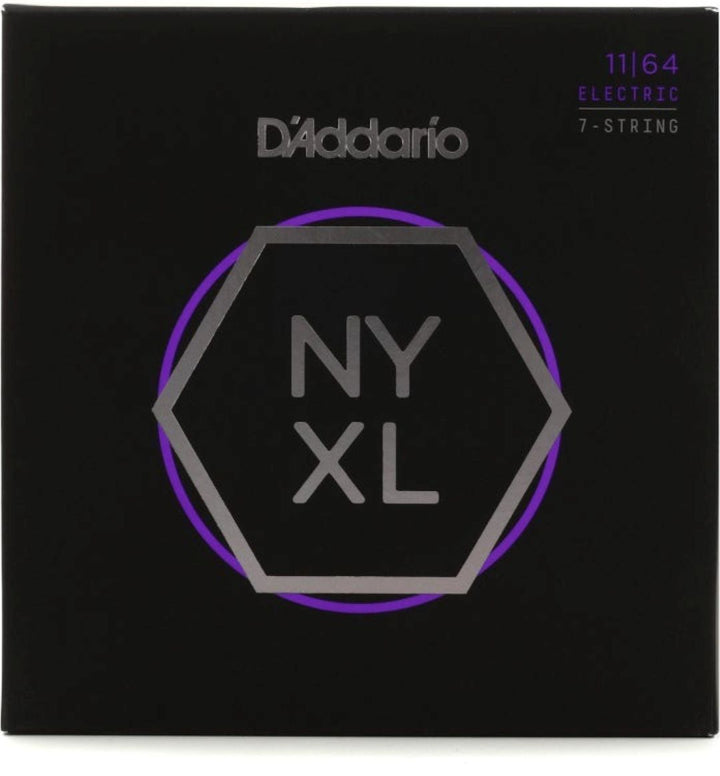 D'Addario NYXL1164 7-String Electric Guitar Strings - Medium (.11-.64)