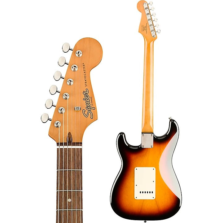 Squier Classic Vibe 60s Stratocaster Electric Guitar (3 Color Sunburst With Laurel Fretboard) - No Case 3