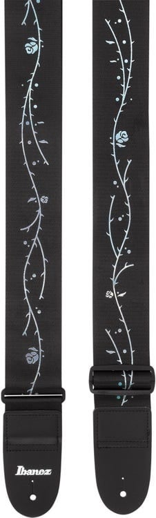 Ibanez GS100TOD Tim Henson Signature Guitar Strap - Black/Silver 4