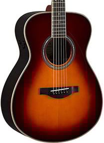 Yamaha LS-TA TransAcoustic Concert Acoustic Electric Guitar - Brown Sunburst