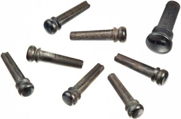 Planet Waves Bridge Pin Set Ebony