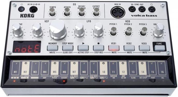 Korg Volca Bass Analog Bass Synth Module and Sequencer