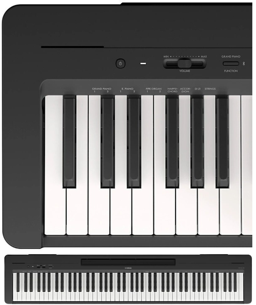 Yamaha P-145BT 88-key Digital Piano with Bluetooth - Black