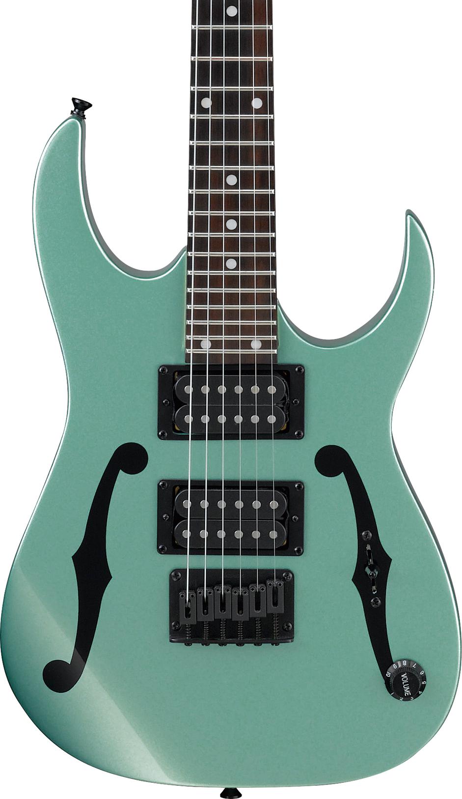 Ibanez Paul Gilbert Mikro Series 3/4 Size Electric Guitar - Metallic Light Green