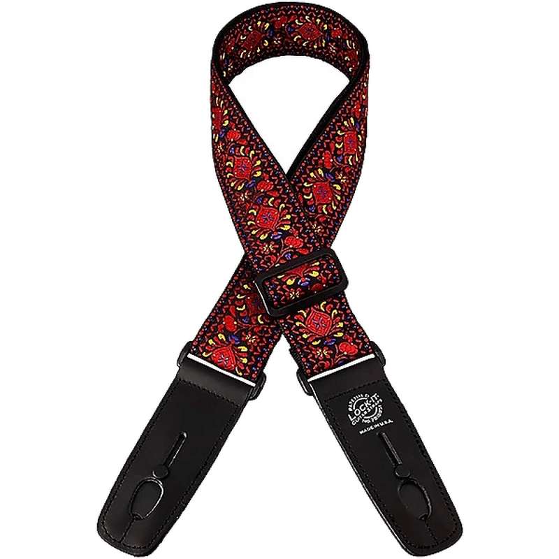 Lock-It Straps 2" Jacquard Guitar Strap - Moroccan Twist