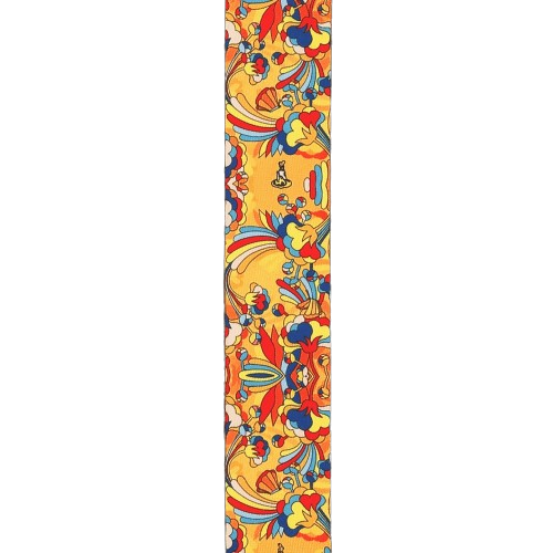 D'Addario The Beatles Yellow Submarine 55th Anniversary Polyester Guitar Strap - Primrose Prairie