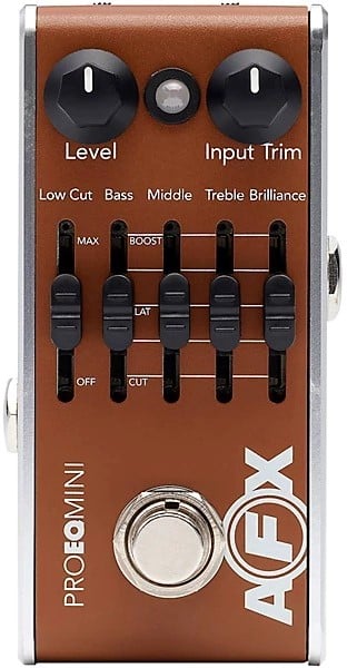 Fishman PRO-AFX-EQ2 AFX Pro EQ Mini Acoustic Preamp & EQ Effects Pedal