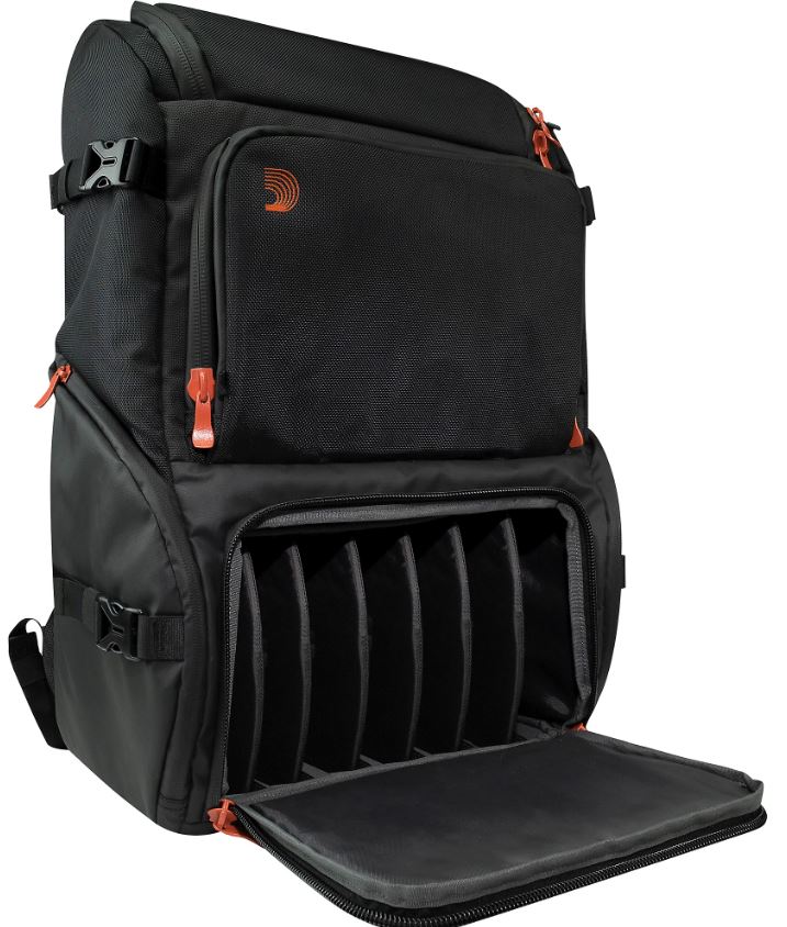 D'addario Backline Gear Accessory Backpack - Black
