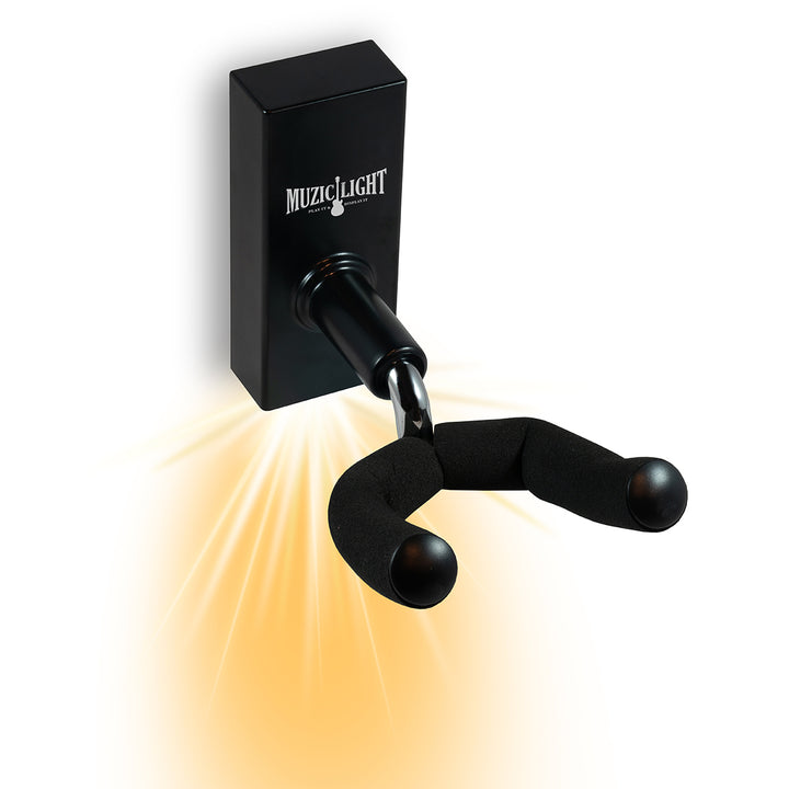 MuzicLight MZW101 Guitar Wall Hanger | Backlit - White