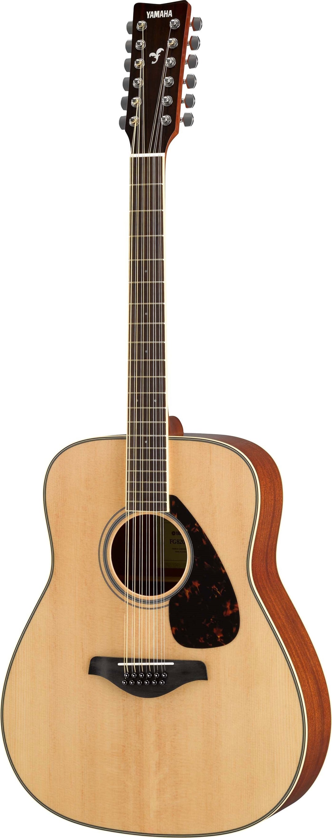 Yamaha FG820 12-String Acoustic Guitar - Natural 2