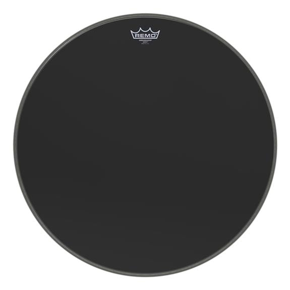 Remo 22" ES102200 Ambassador Ebony Bass Drum Head