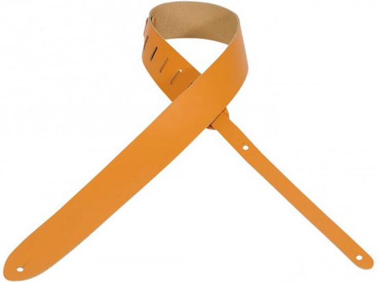 Levy M12-TAN 2\" Wide Tan Genuine Leather Guitar Strap