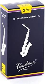 Vandoren 2.5 Alto Saxophone Reeds (Box of 10)