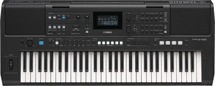 Yamaha PSR-E483 61 Key Portable Keyboard - Black