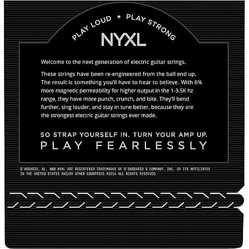 D'Addario NYXL1254 Electric String Set Heavy 12-54 4