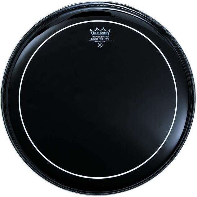 Remo 14\" ES0614PS Ebony Pinstripe Drum Head