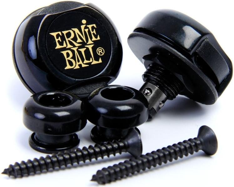 Ernie Ball 4601 Super Strap Locks (Black)