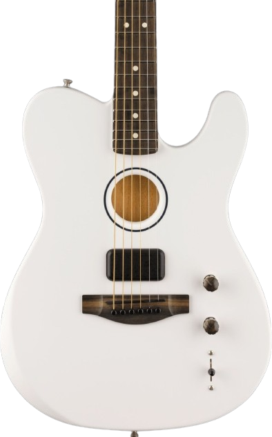Fender 'Limited Edition' Finneas American Acoustasonic Telecaster - Arctic White