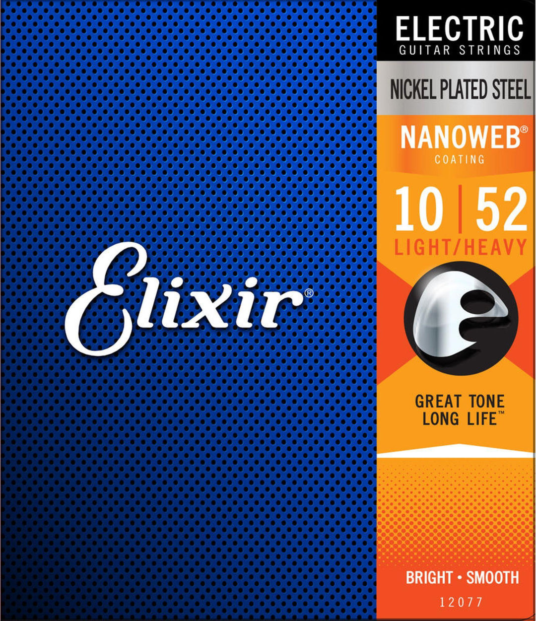 Elixir 12077 Nanoweb 10-52 Medium Electric Strings