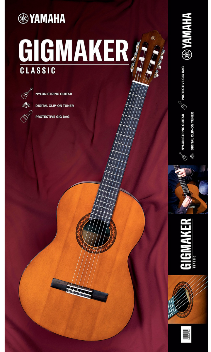 Yamaha C40 GigMaker Classical Guitar Package - Natural