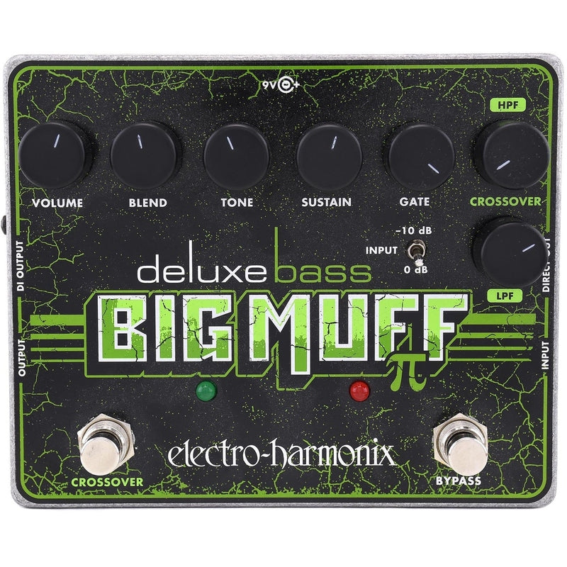Electro-Harmonix Deluxe Bass Big Muff Pi Bass Distortion Effects Pedal