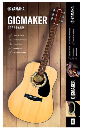 Yamaha Gigmaker Acoustic Guitar Package Natural