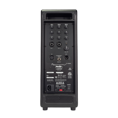 Powerwerks PW50 50-Watt Portable PA System - Black 4