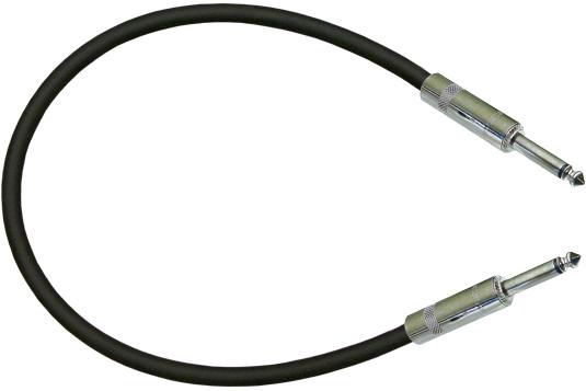 RapcoHorizon Instrument Cable - G1-1 - Standard 1/4 to 1/4 Guitar Cable, 1 foot