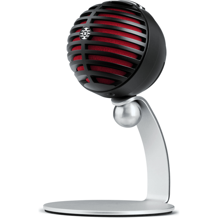 Shure MV5 iOS/USB Digital Condenser Microphone - Black/Red