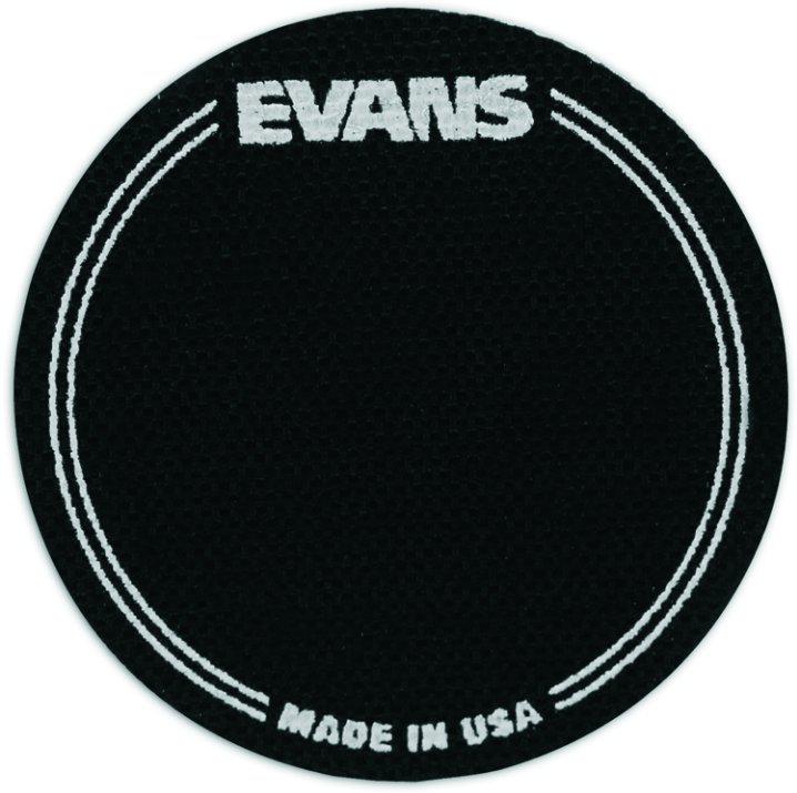 Evans EQPB1 Black Nylon EQ Single Pedal Bass Drum Patch (2 Count)