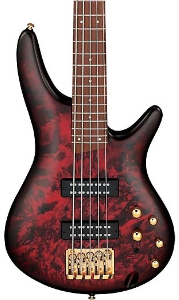 Ibanez SR305EDXWZM Standard 5-String Bass Guitar - Wine Red Frozen Matte