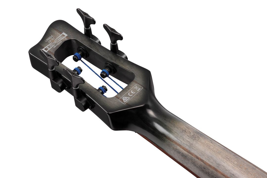 Ibanez UB804BUL UB Upright 4-String Bass Black Ice Burst Low Gloss With Gigbag (UB)