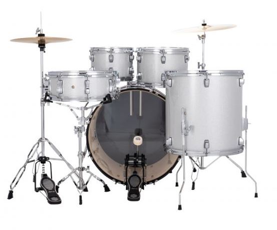 Ludwig Accent Drive 5-Piece Drum Kit - Silver Sparkle
