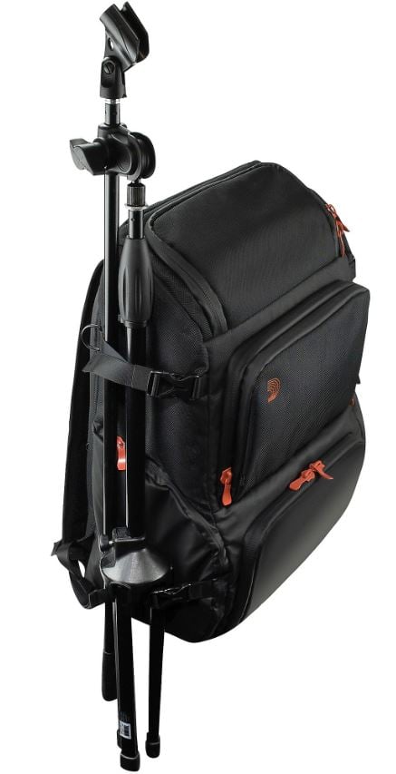 D'addario Backline Gear Accessory Backpack - Black 4