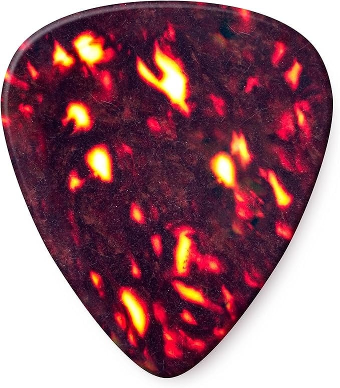 Dunlop Tortoise Shell Celluloid Picks - 12 Pack (Heavy) 3