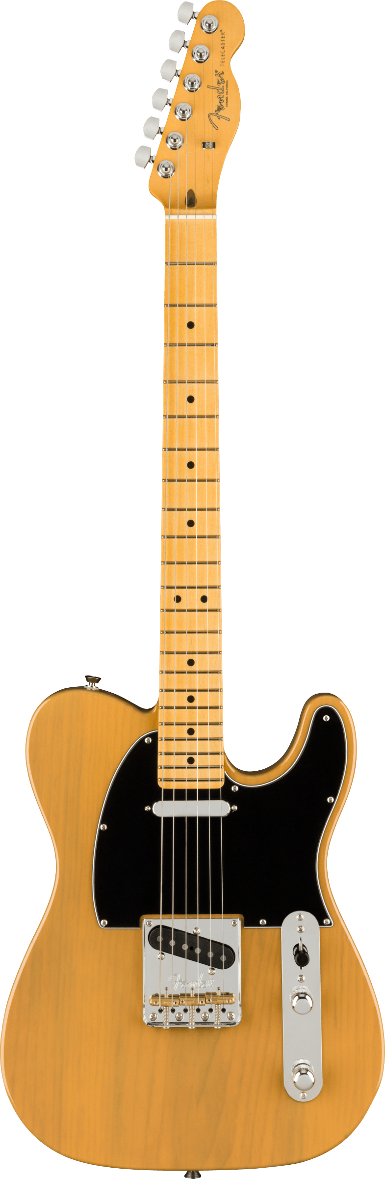 Fender American Professional II Telecaster Electric Guitar - Butterscotch Blonde 4