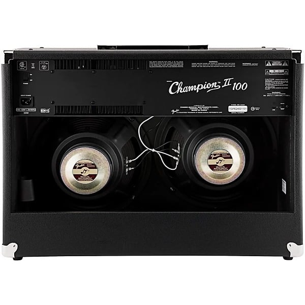 Fender Champion II 100 Combo Guitar Amplifier - Black 2