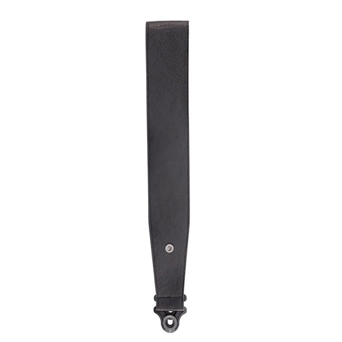 D'Addario Comfort Leather Auto Lock 3\" Guitar Strap - Black 3