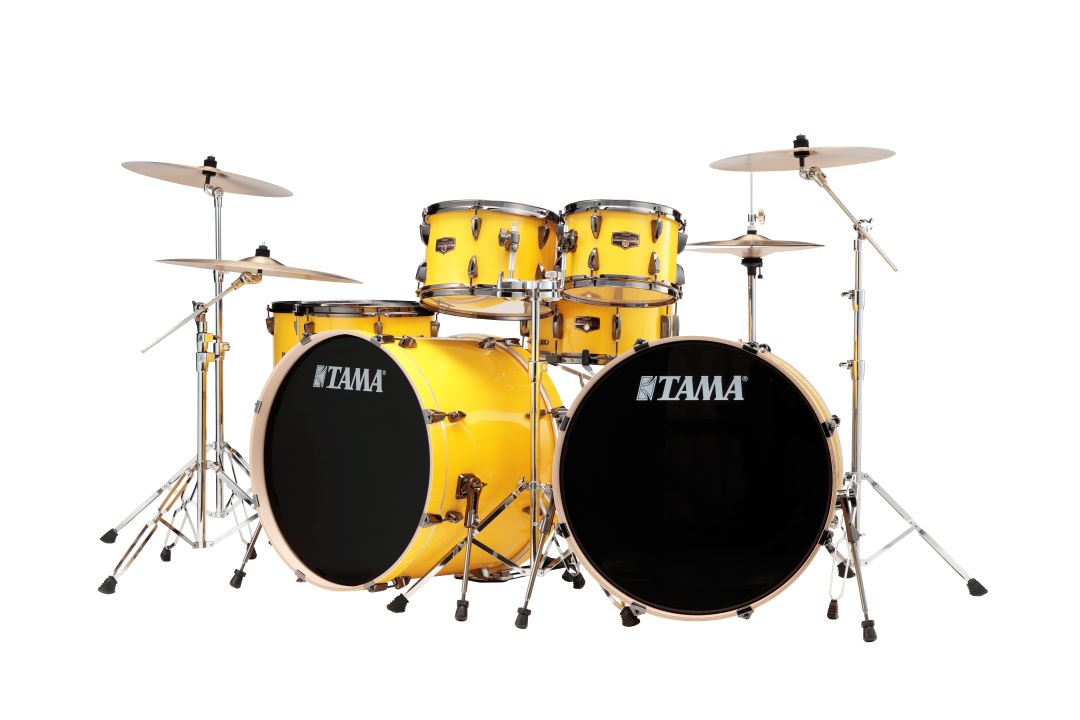 Tama 'Inspired by Lars Ulrich' Imperialstar 7 Piece Drum Kit - Electric Yellow