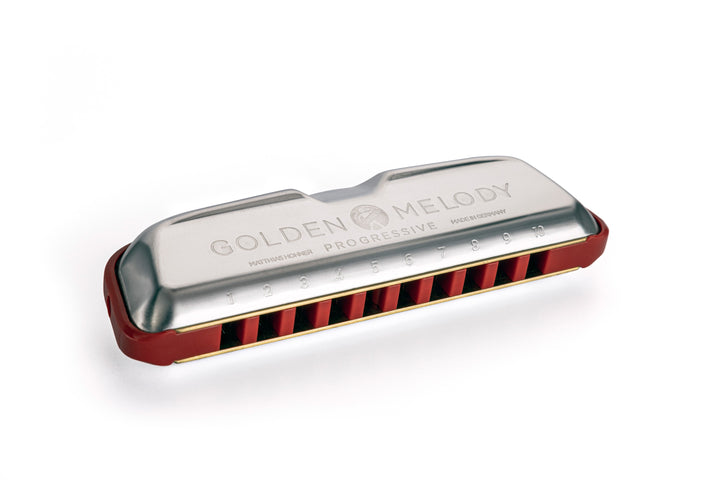 Hohner M544BX V2 Golden Melody Progressive Harmonica - Key Of C