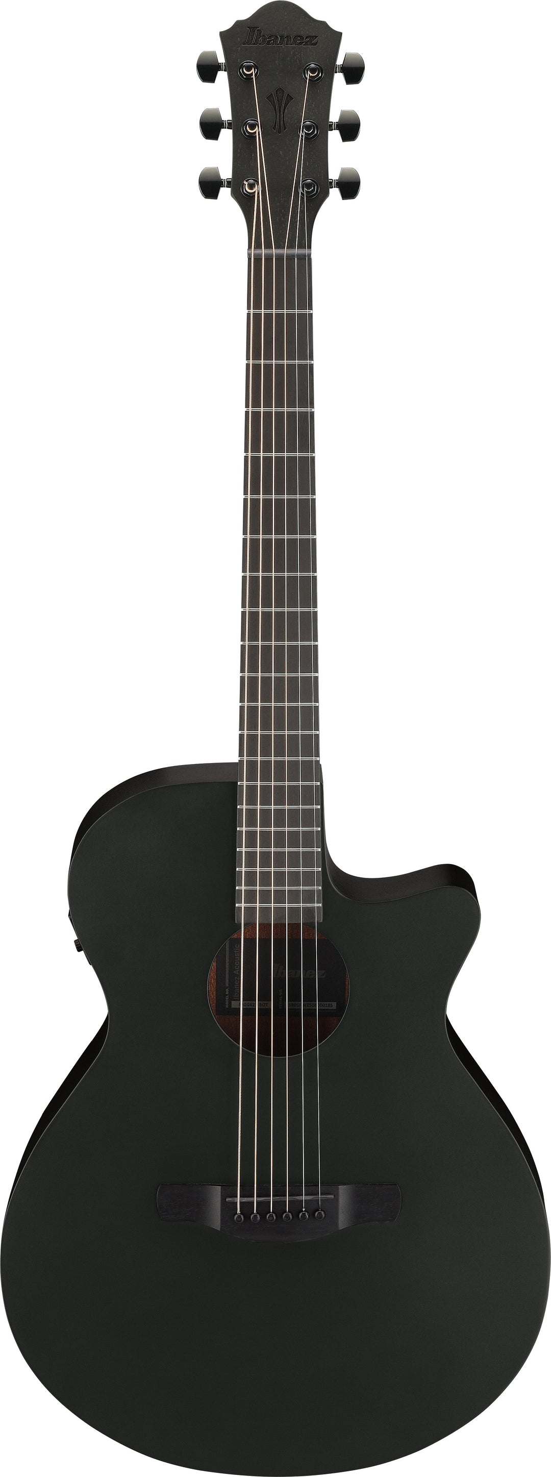 Ibanez AEG621BOT Acoustic Electric Guitar - Black Out 8