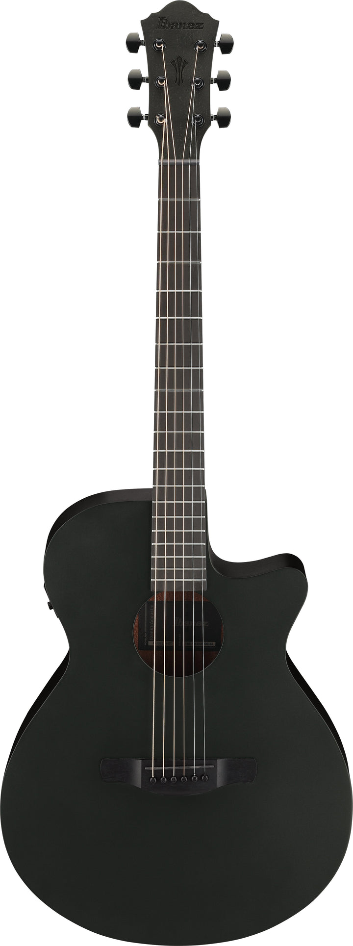 Ibanez AEG621BOT Acoustic Electric Guitar - Black Out 8